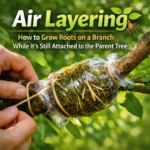 How to grow roots on a branch while it’s still attached to the parent tree.