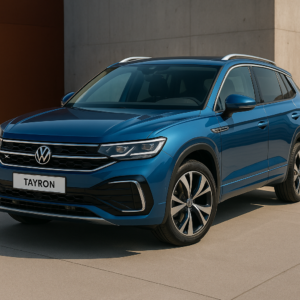 Illustration of Volkswagen Tayron R-Line: Sporty SUV Design and Features