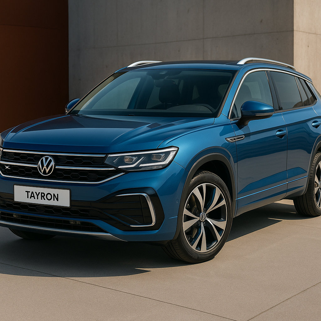 Illustration of Volkswagen Tayron R-Line: Sporty SUV Design and Features